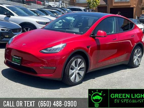 TESLA MODEL Y 2021 5YJYGDEE4MF099312 image